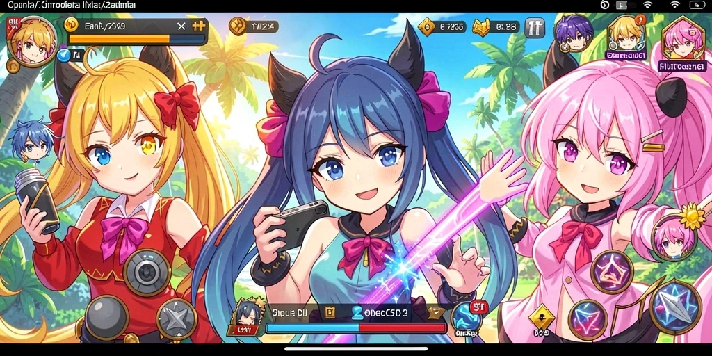 Screenshot gameplay yang menunjukkan aksi seru dalam permainan.