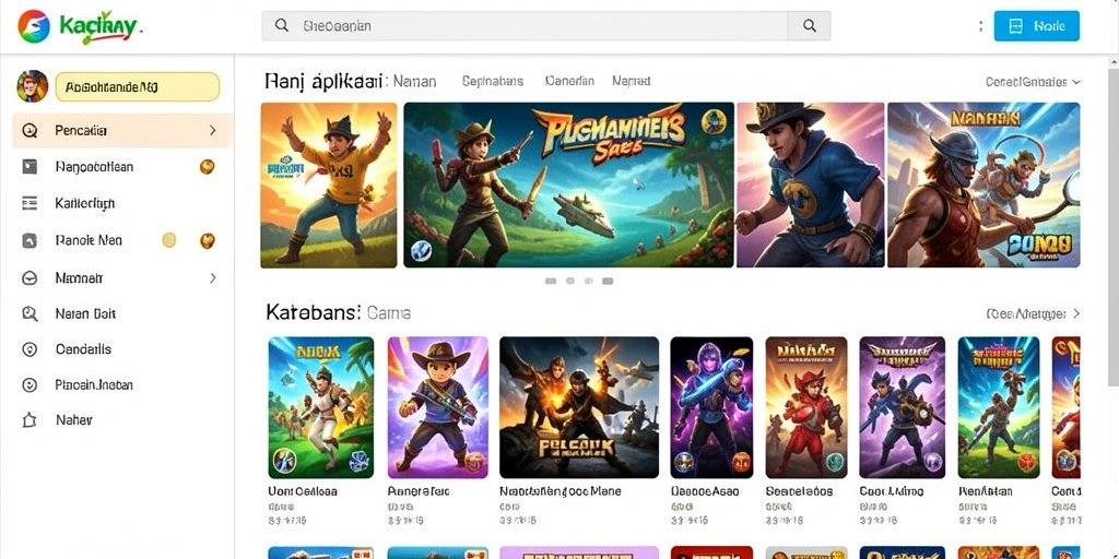 Koleksi item menarik dalam game.