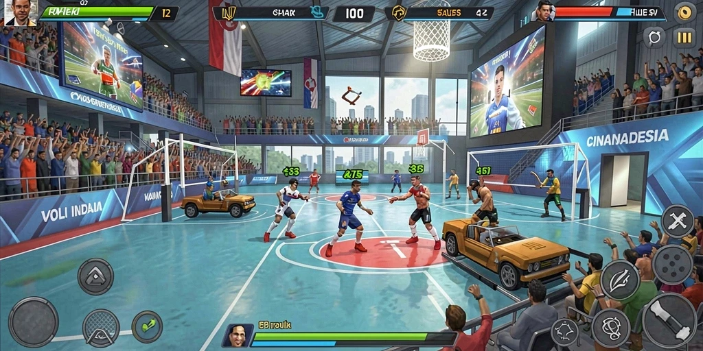 Mode multiplayer yang seru dan kompetitif.
