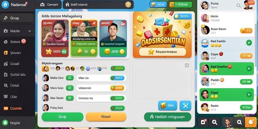 Tampilan menarik dari turnamen yang sedang berlangsung.